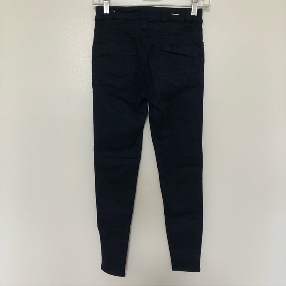 Zara Denim Skinny Jeans Navy Blue 4 - Picture 3 of 4